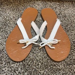 White Kate Spade sandals